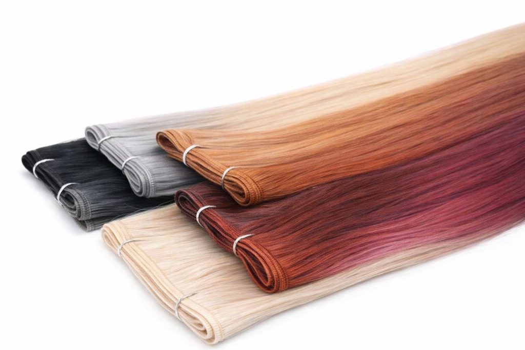 Human Hair Machine Weft Extensions