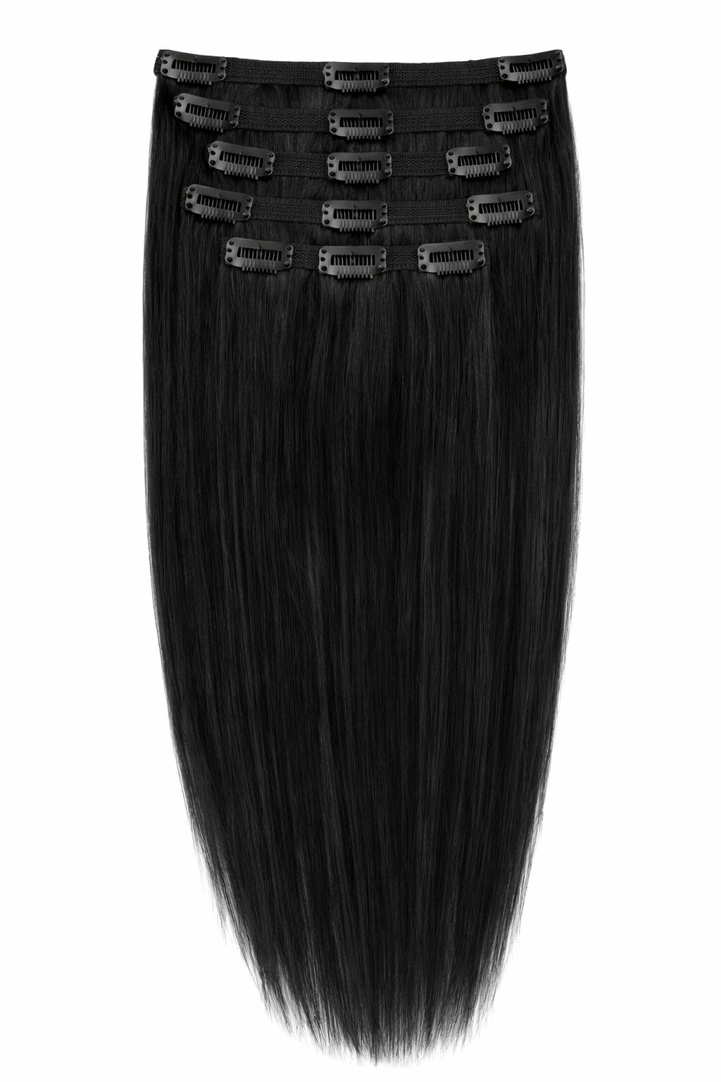Velour Human Hair Clip-in Extensions - Image 3