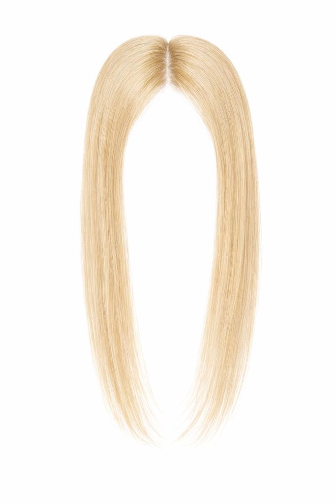 Premium silk base hair topper